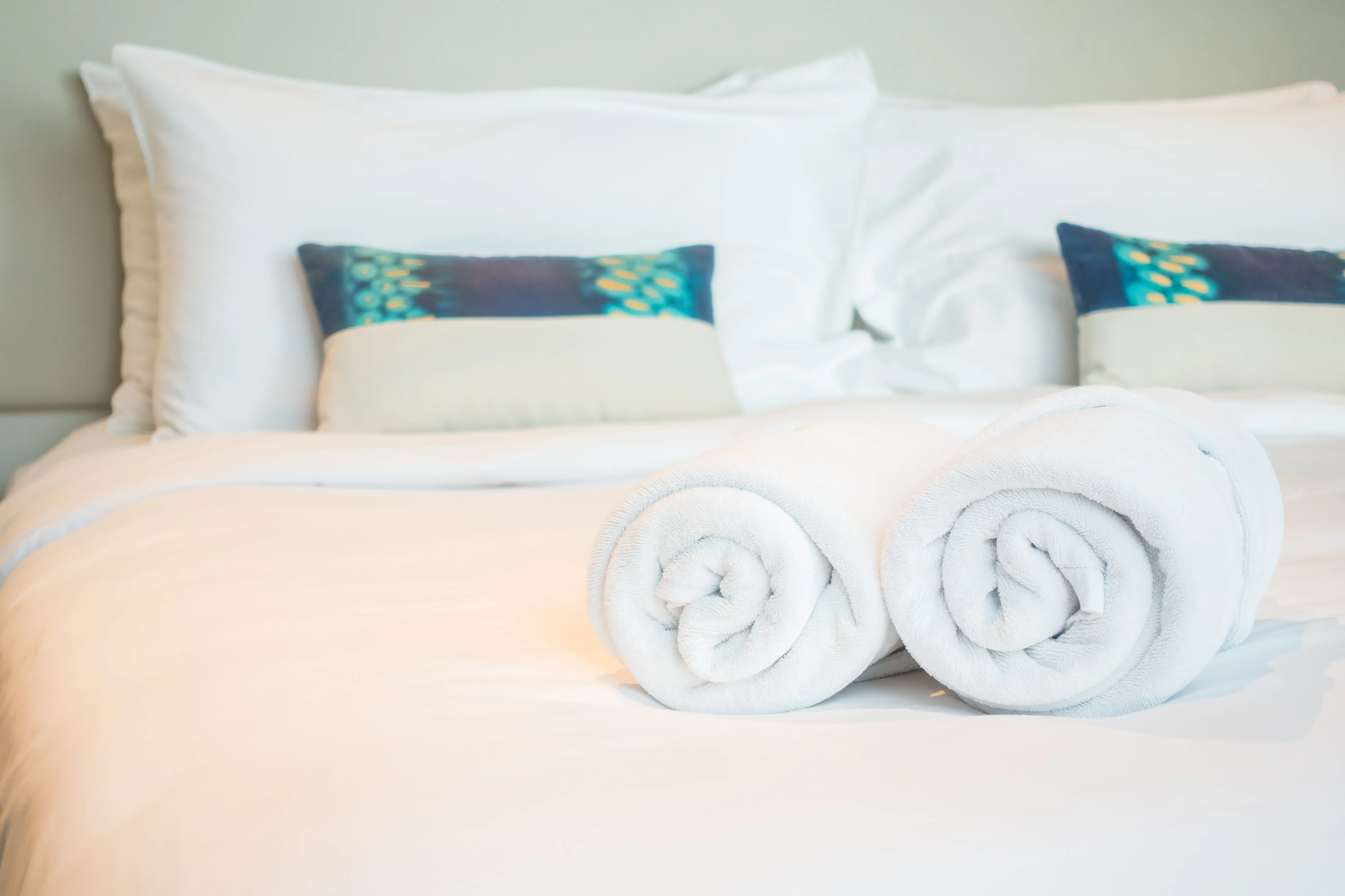 A hotel guest room